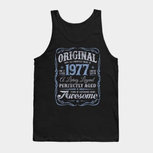 1977 Birthday Gift THE ORIGINAL Perfectly Aged Tank Top